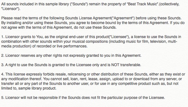 End User License Agreement